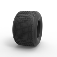 Dirt Sprint racing tire 11 Scale 1:25 - Thumbnail 3