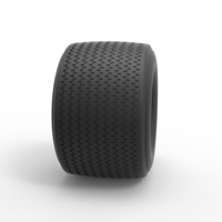 Dirt Sprint racing tire 12 Scale 1:25 - Thumbnail 3
