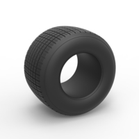 Dirt Sprint racing tire 13 Scale 1:25 - Thumbnail 1