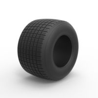 Dirt Sprint racing tire 13 Scale 1:25 - Thumbnail 2