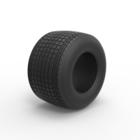 Dirt Sprint racing tire 14 Scale 1:25 - Thumbnail 2