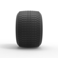 Dirt Sprint racing tire 14 Scale 1:25 - Thumbnail 4