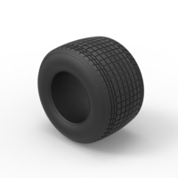 Dirt Sprint racing tire 14 Scale 1:25 - Thumbnail 7