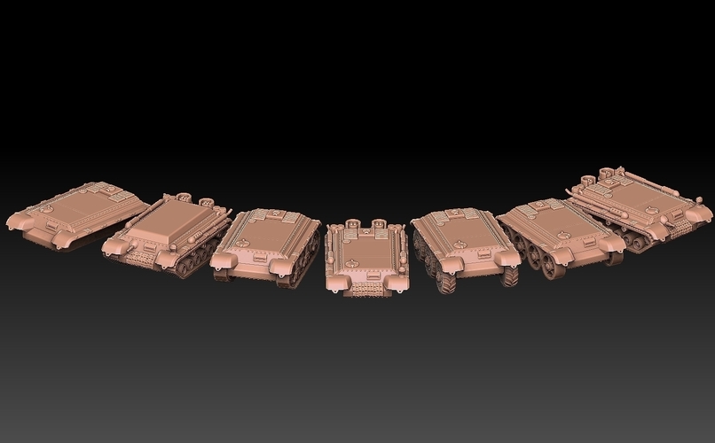 Tank Frames 3D Print 512311