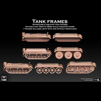 Small Tank Frames 3D Printing 512313