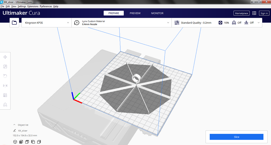 Pizza and Cake cutting ruler 3D Print 512348