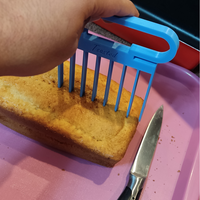 Small Toast and Cake cutting ruler 3D Printing 512351