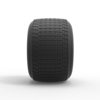 Rear wheel from Sprint car Scale 1:25 - Thumbnail 4