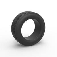 Dirt Sprint racing front tire Scale 1:25 - Thumbnail 1