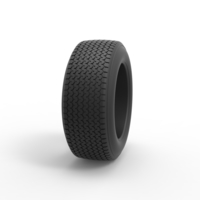 Dirt Sprint racing front tire Scale 1:25 - Thumbnail 3
