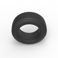 Dirt Sprint racing front tire Scale 1:25 - Thumbnail 6