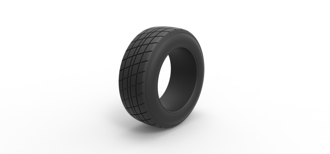 Diecast Dirt Sprint racing front tire 2 Scale 1:25 3D Print 512373