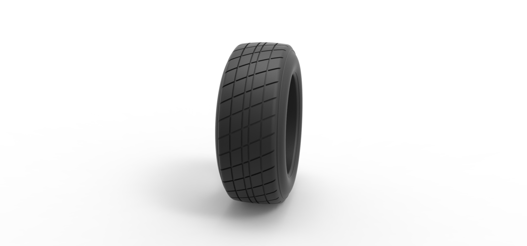 Diecast Dirt Sprint racing front tire 2 Scale 1:25 3D Print 512374