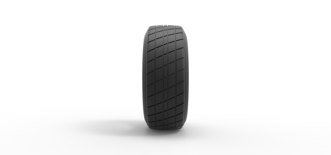 Diecast Dirt Sprint racing front tire 2 Scale 1:25 3D Print 512375