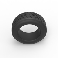 Dirt Sprint racing front tire 2 Scale 1:25 - Thumbnail 6