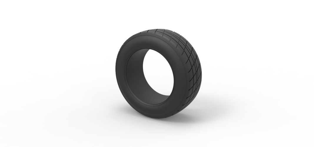 Diecast Dirt Sprint racing front tire 2 Scale 1:25 3D Print 512378