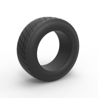 Dirt Sprint racing front tire 3 Scale 1:25 - Thumbnail 1