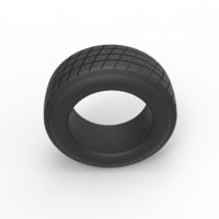 Dirt Sprint racing front tire 3 Scale 1:25 - Thumbnail 6