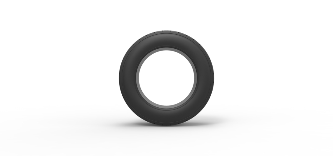 Dirt Sprint racing front tire 4 Scale 1:25 3D Print 512392