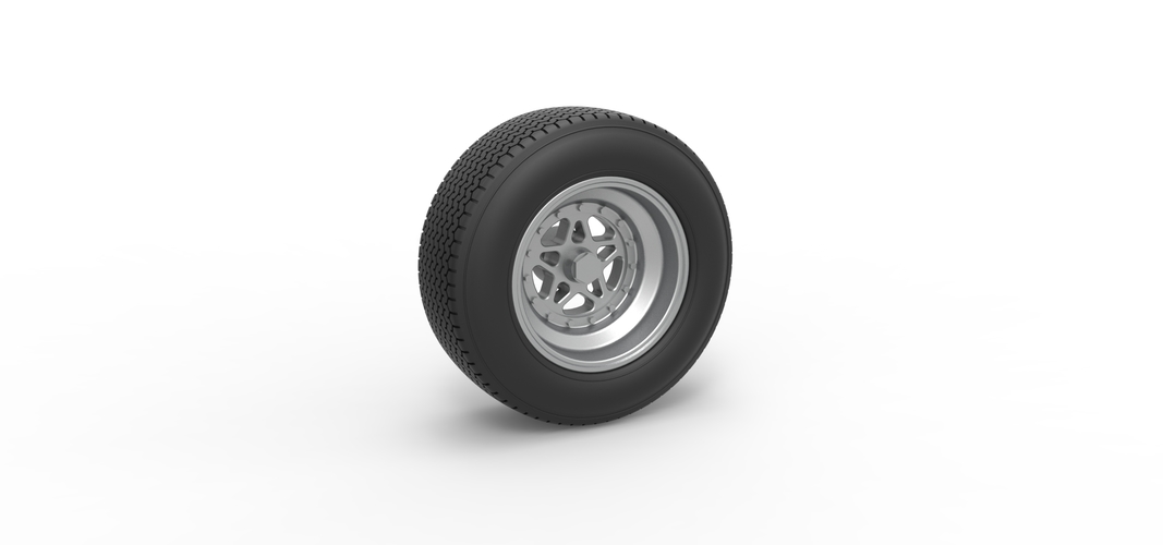 Front wheel from Sprint car Scale 1:25 3D Print 512403