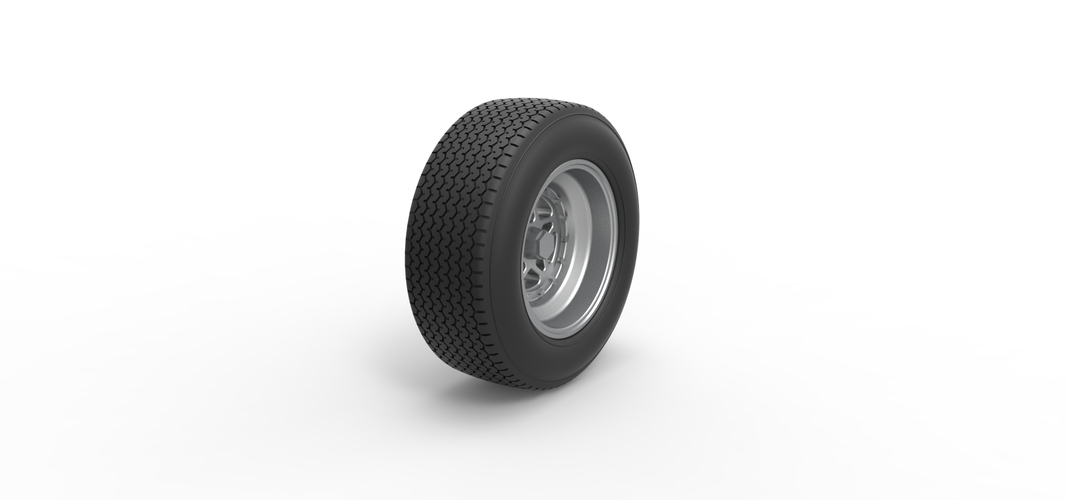 Diecast Front wheel from Sprint car Scale 1:25 3D Print 512404