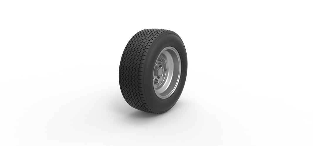 Front wheel from Sprint car Scale 1:25 3D Print 512404