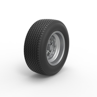 Front wheel from Sprint car Scale 1:25 - Thumbnail 2