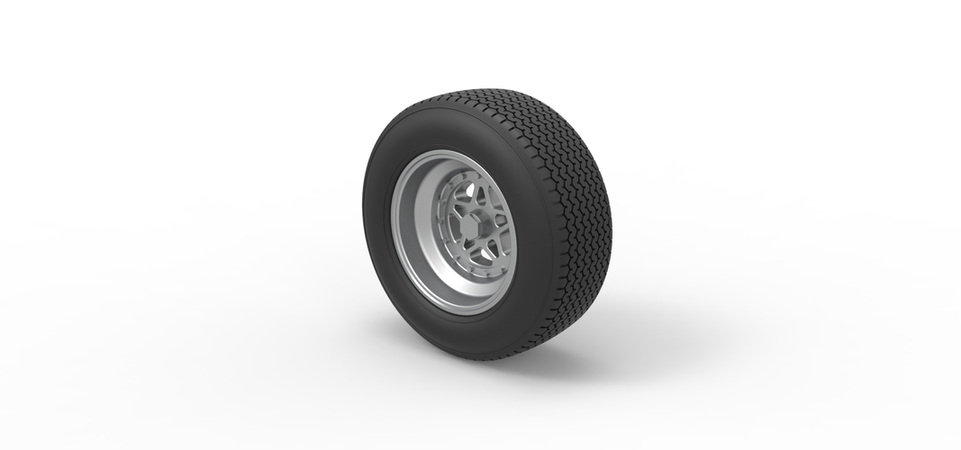 Front wheel from Sprint car Scale 1:25 3D Print 512409