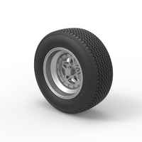Front wheel from Sprint car Scale 1:25 - Thumbnail 7