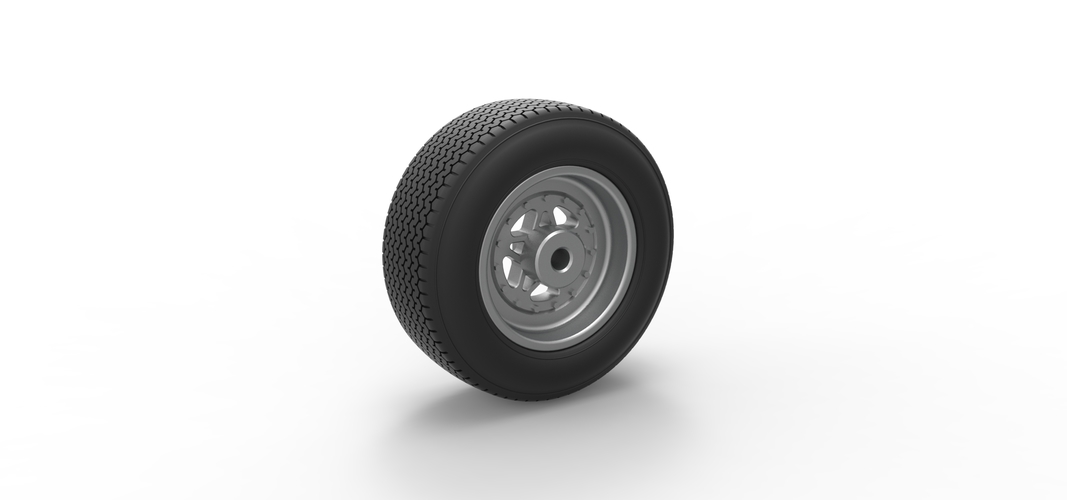 Front wheel from Sprint car Scale 1:25 3D Print 512410