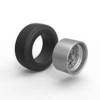 Front wheel from Sprint car Scale 1:25 - Thumbnail 9