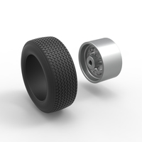 Front wheel from Sprint car Scale 1:25 - Thumbnail 10