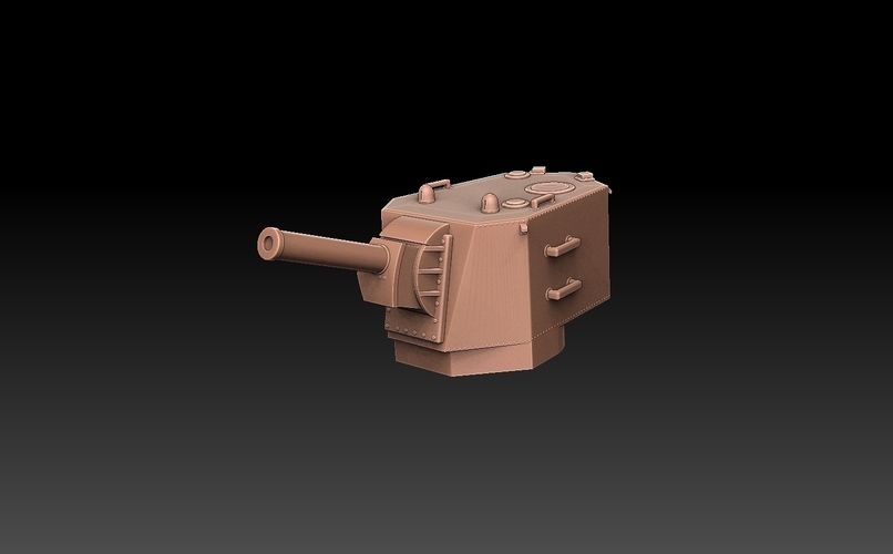 KV-2 Tank Turret 3D Print 512421