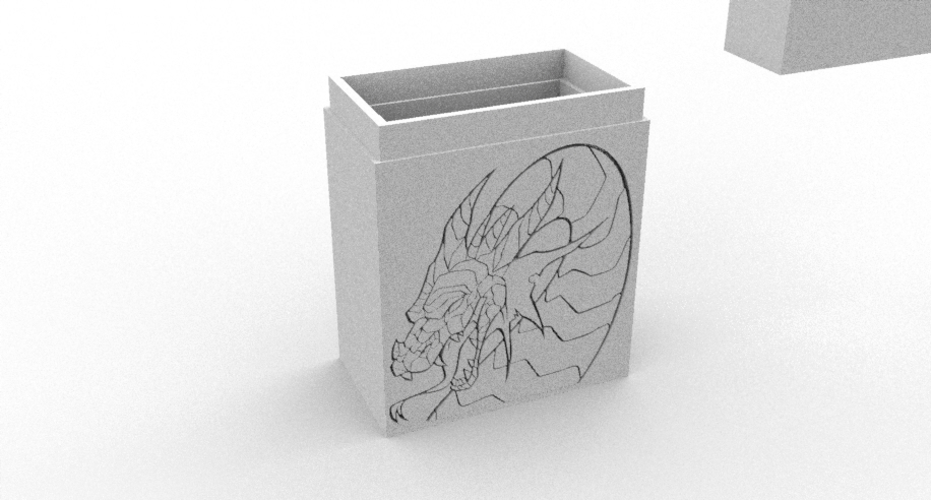 DECK BOX DRAGON 3D Print 512452