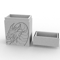 Small DECK BOX DRAGON 3D Printing 512454