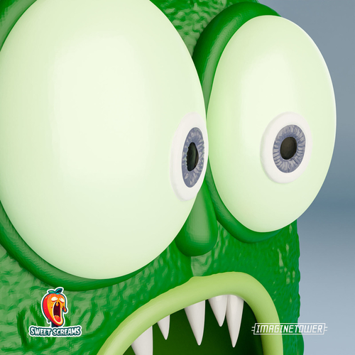 Munch's Cucumber Cute Character 3D Print 512463