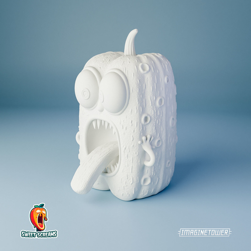 Munch's Cucumber Cute Character 3D Print 512468