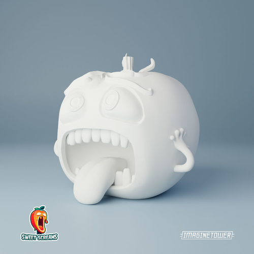 Munch's Tomato Cute Character 3D Print 512490