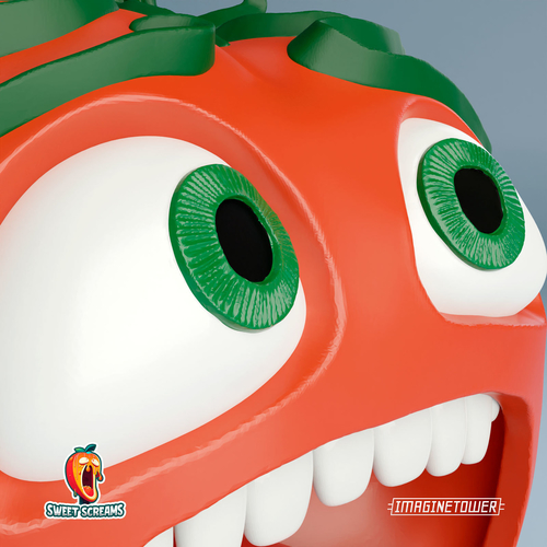 Munch's Tomato Cute Character 3D Print 512491