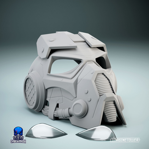 Sci-fi Cosplay Mask 3D Print 512521