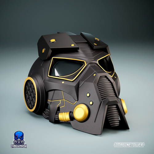 Sci-fi Cosplay Mask 3D Print 512522