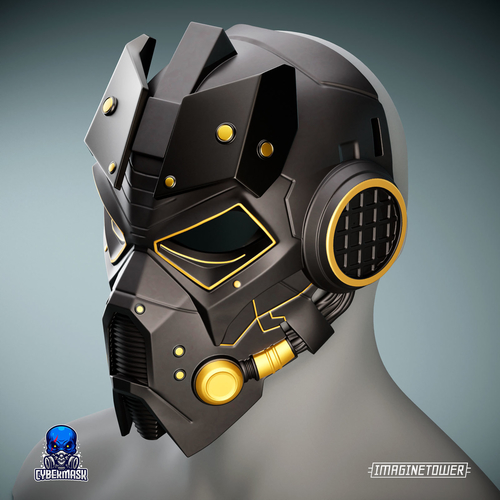 Sci-fi Cosplay Mask 3D Print 512523