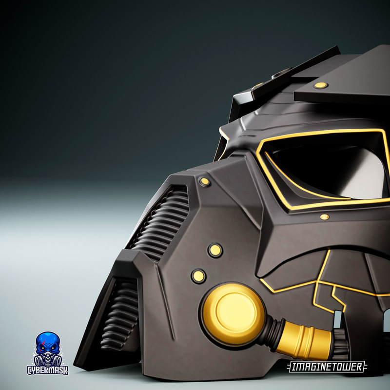 Sci-fi Cosplay Mask - Pinshape