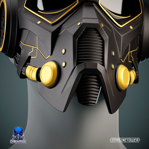Sci-fi Cosplay Mask 3D Print 512525