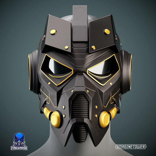 Sci-fi Cosplay Mask 3D Print 512526