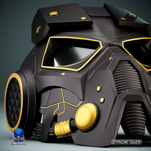 Sci-fi Cosplay Mask 3D Print 512527