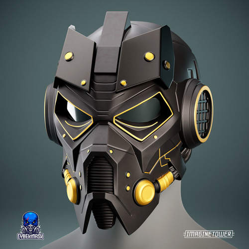 Sci-fi Cosplay Mask 3D Print 512529