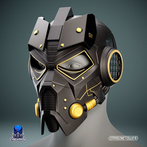 Sci-fi Cosplay Mask 3D Print 512530