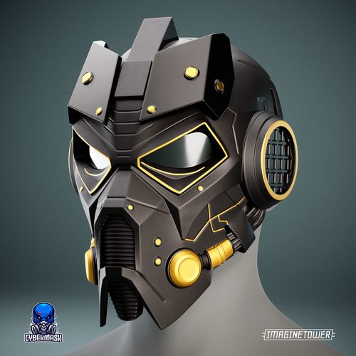 Sci-fi Cosplay Mask 3D Print 512531
