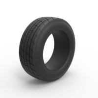 Dirt Sprint racing front tire 6 Scale 1:25 - Thumbnail 2